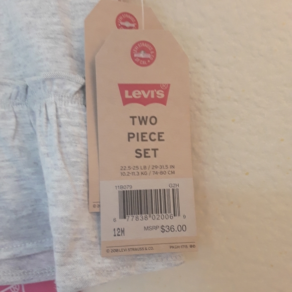 Levi's Girl Ruffle tunic top and legging s… - Picture 5 of 5